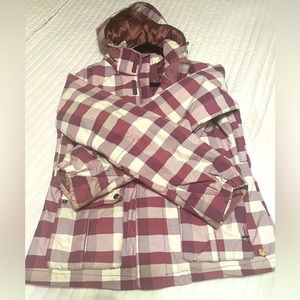 Burton Snowboard Plaid Jacket